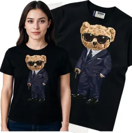 koszulka-damska-czarny-bawelna-t-shirt-s-nadruk
