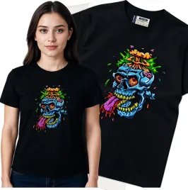 koszulka-damska-czarny-bawelna-t-shirt-xxl-nadruk