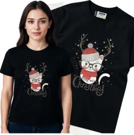koszulka-damska-czarny-bawelna-t-shirt-s-nadruk
