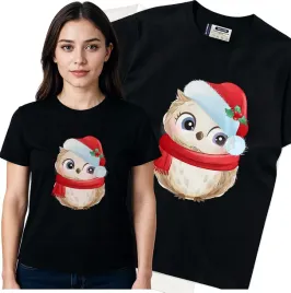 koszulka-damska-czarny-bawelna-t-shirt-s-nadruk