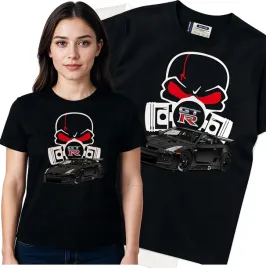 koszulka-damska-czarny-bawelna-t-shirt-s-nadruk