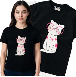 koszulka-damska-czarny-bawelna-t-shirt-l-nadruk