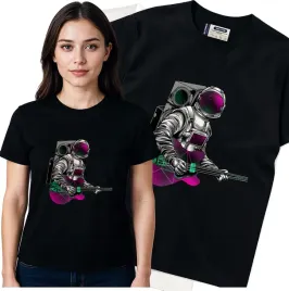 koszulka-damska-czarny-bawelna-t-shirt-m-nadruk