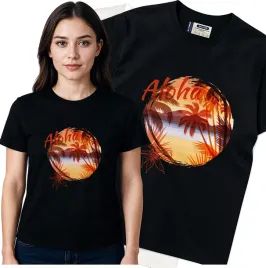 koszulka-damska-czarny-bawelna-t-shirt-m-nadruk