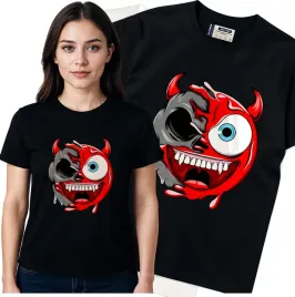 koszulka-damska-czarny-bawelna-t-shirt-xxl-nadruk
