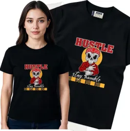 koszulka-damska-czarny-bawelna-t-shirt-m-nadruk