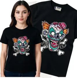 koszulka-damska-czarny-bawelna-t-shirt-m-nadruk