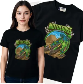 koszulka-damska-czarny-bawelna-t-shirt-m-nadruk