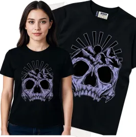 koszulka-damska-czarny-bawelna-t-shirt-m-nadruk