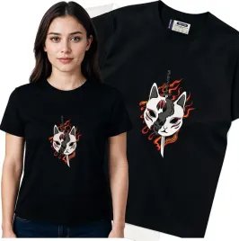 koszulka-damska-czarny-bawelna-t-shirt-l-nadruk