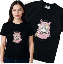 koszulka-damska-czarny-bawelna-t-shirt-xxl-nadruk