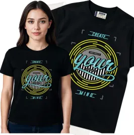 koszulka-damska-czarny-bawelna-t-shirt-l-nadruk