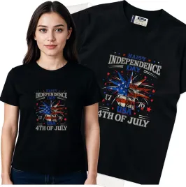 koszulka-damska-czarny-bawelna-t-shirt-m-nadruk