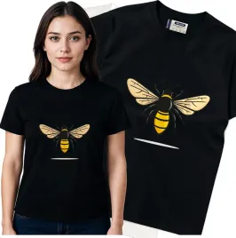 koszulka-damska-czarny-bawelna-t-shirt-m-nadruk