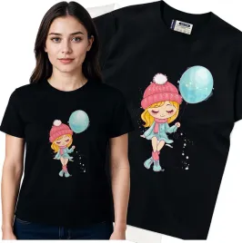 koszulka-damska-czarny-bawelna-t-shirt-m-nadruk
