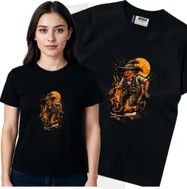 koszulka-damska-czarny-bawelna-t-shirt-l-nadruk