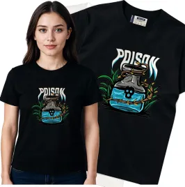 koszulka-damska-czarny-bawelna-t-shirt-xl-nadruk