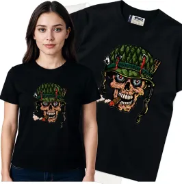 koszulka-damska-czarny-bawelna-t-shirt-m-nadruk