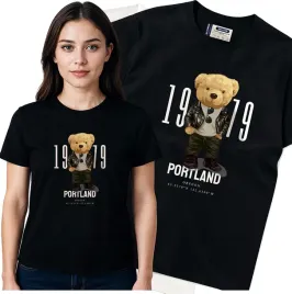 koszulka-damska-czarny-bawelna-t-shirt-s-nadruk