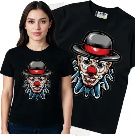 koszulka-damska-czarny-bawelna-t-shirt-m-nadruk