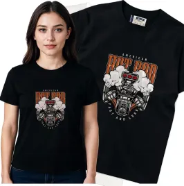 koszulka-damska-czarny-bawelna-t-shirt-m-nadruk