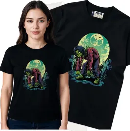 koszulka-damska-czarny-bawelna-t-shirt-s-nadruk