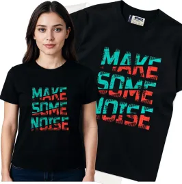 koszulka-damska-czarny-bawelna-t-shirt-s-nadruk