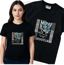 koszulka-damska-czarny-bawelna-t-shirt-s-nadruk