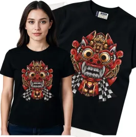 koszulka-damska-czarny-bawelna-t-shirt-s-nadruk