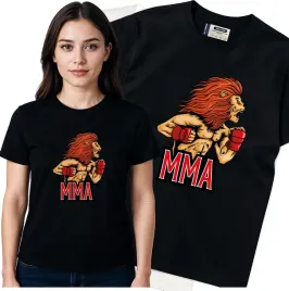 koszulka-damska-czarny-bawelna-t-shirt-l-nadruk