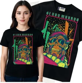 koszulka-damska-czarny-bawelna-t-shirt-s-nadruk