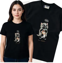 koszulka-damska-czarny-bawelna-t-shirt-m-nadruk