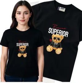 koszulka-damska-czarny-bawelna-t-shirt-m-nadruk