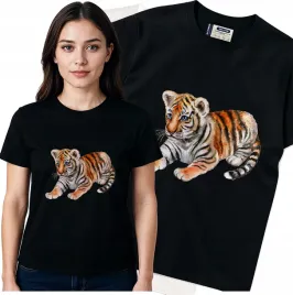 koszulka-damska-czarny-bawelna-t-shirt-m-nadruk