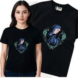 koszulka-damska-czarny-bawelna-t-shirt-m-nadruk