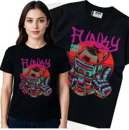 koszulka-damska-czarny-bawelna-t-shirt-s-nadruk