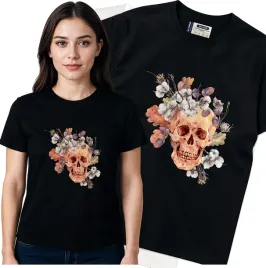 koszulka-damska-czarny-bawelna-t-shirt-m-nadruk