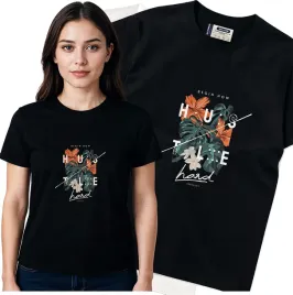 koszulka-damska-czarny-bawelna-t-shirt-m-nadruk