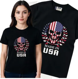 koszulka-damska-czarny-bawelna-t-shirt-s-nadruk
