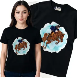 koszulka-damska-czarny-bawelna-t-shirt-m-nadruk