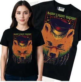 koszulka-damska-czarny-bawelna-t-shirt-s-nadruk