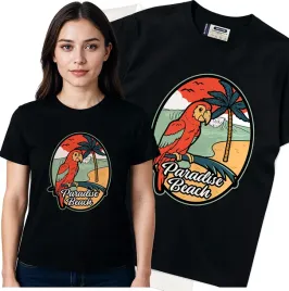 koszulka-damska-czarny-bawelna-t-shirt-s-nadruk