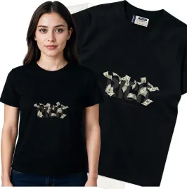 koszulka-damska-czarny-bawelna-t-shirt-m-nadruk