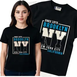 koszulka-damska-czarny-bawelna-t-shirt-s-nadruk