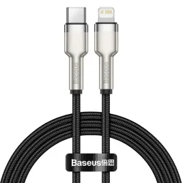 kabel-baseus-cafule-series-metal-data-usb-c-lightning-20w-pd-1m-czarny