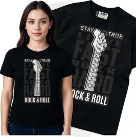 koszulka-damska-czarny-bawelna-t-shirt-s-nadruk