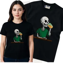 koszulka-damska-czarny-bawelna-t-shirt-l-nadruk