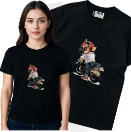 koszulka-damska-czarny-bawelna-t-shirt-m-nadruk