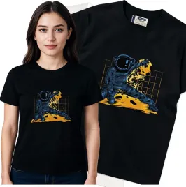 koszulka-damska-czarny-bawelna-t-shirt-l-nadruk
