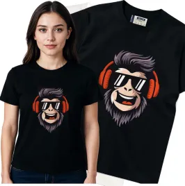 koszulka-damska-czarny-bawelna-t-shirt-s-nadruk
